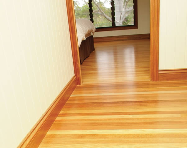 Large image of Light colour Premium Grade blackbutt floor for Bedroom feature